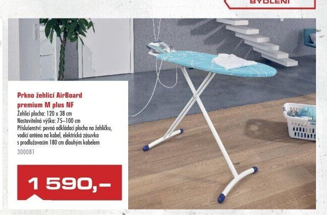 Prkno žehlicí AirBoard premium M plus NF