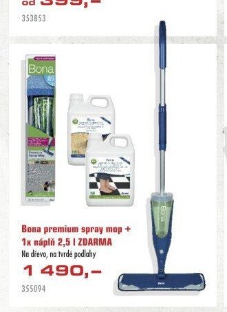 Bona premium spray mop + 1x náplň 2,5 l ZDARMA