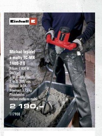Míchač lepidel a malty TC-MX 1400-2 E