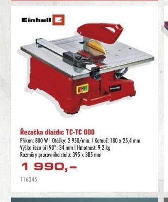 Řezačka dlaždic TC-TC 800