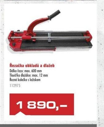 Řezačka obkladů a dlažeb