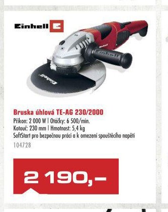 Bruska úhlová TE-AG 230/2000