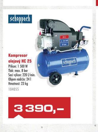 Kompresor olejový HC 25