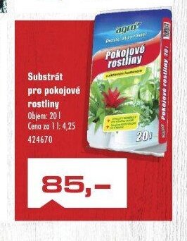 Substrát pro pokojové rostliny