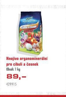 Hnojivo organominerální pro cibuli a česnek