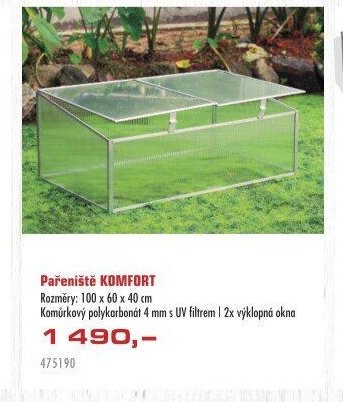 Pařeniště KOMFORT