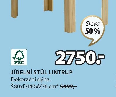 JÍDELNÍ STŮL LINTRUP