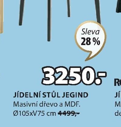 JÍDELNÍ STŮL JEGIND