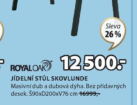 JÍDELNÍ STŮL SKOVLUNDE