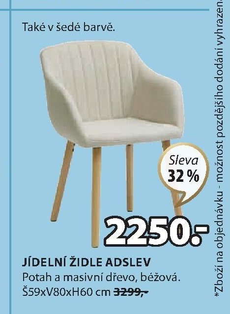 JÍDELNÍ ŽIDLE ADSLEV