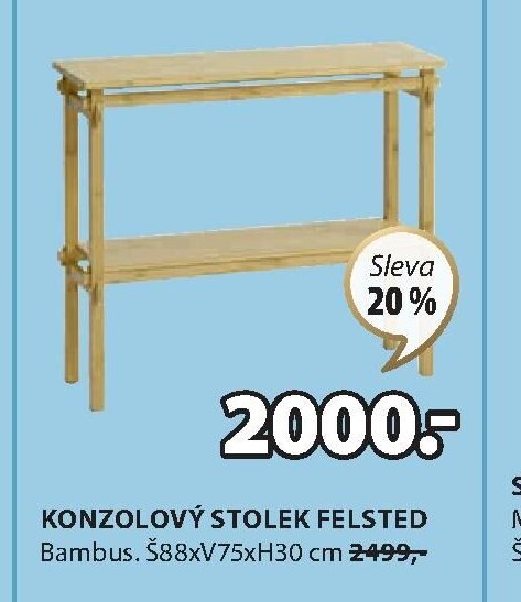 KONZOLOVÝ STOLEK FELSTED