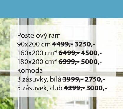 Postelový rám