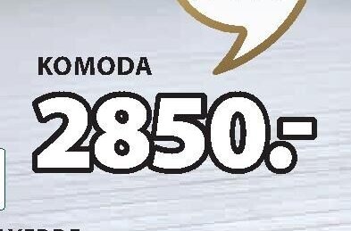Komoda (vlevo)