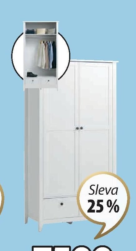 Šatní skříň NORDBY