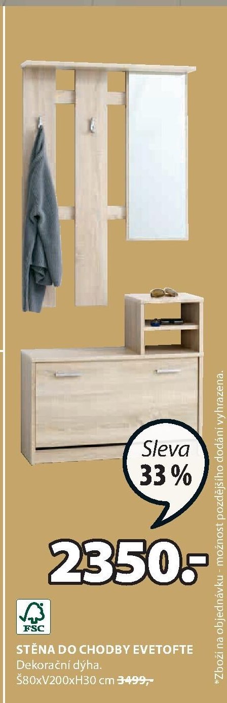 STĚNA DO CHODBY EVETOFTE