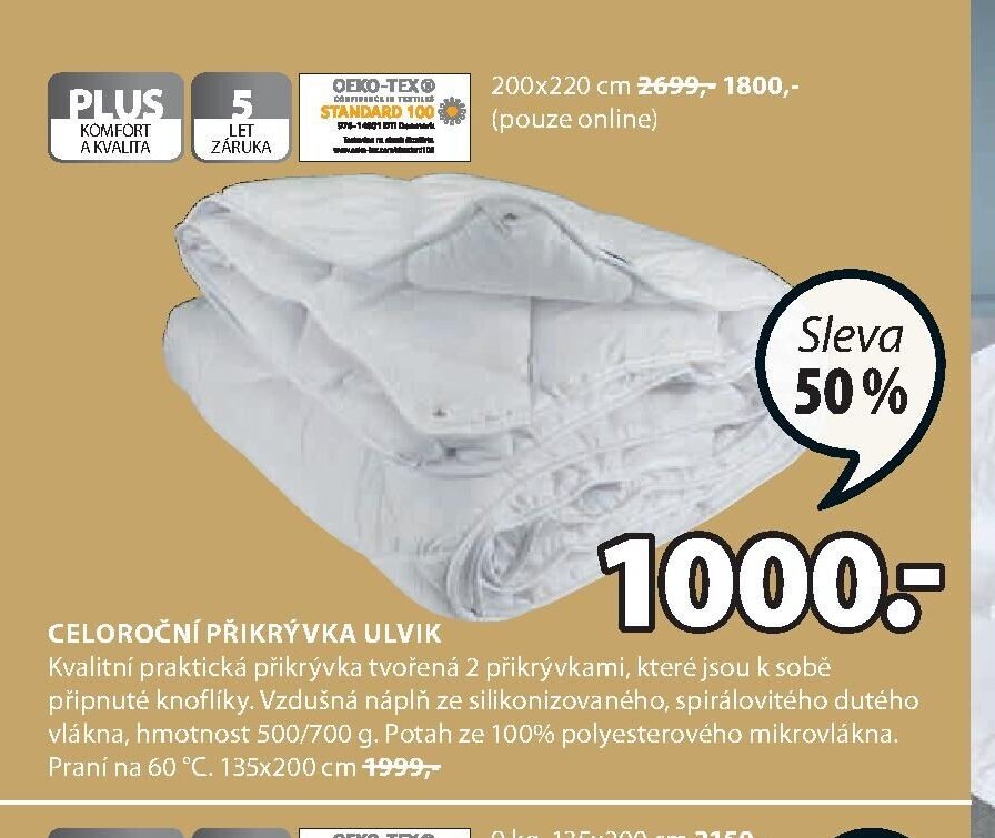 Celoroční přikrývka ULVIK