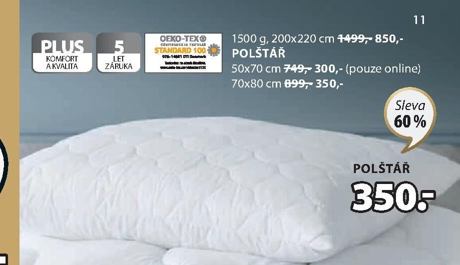 Přikrývka 1500 g