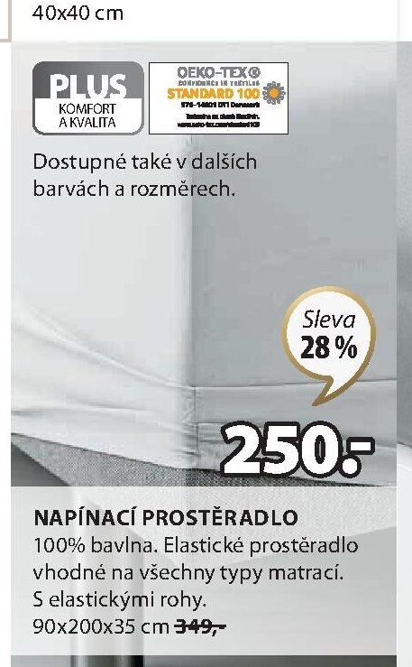Napínací prostěradlo