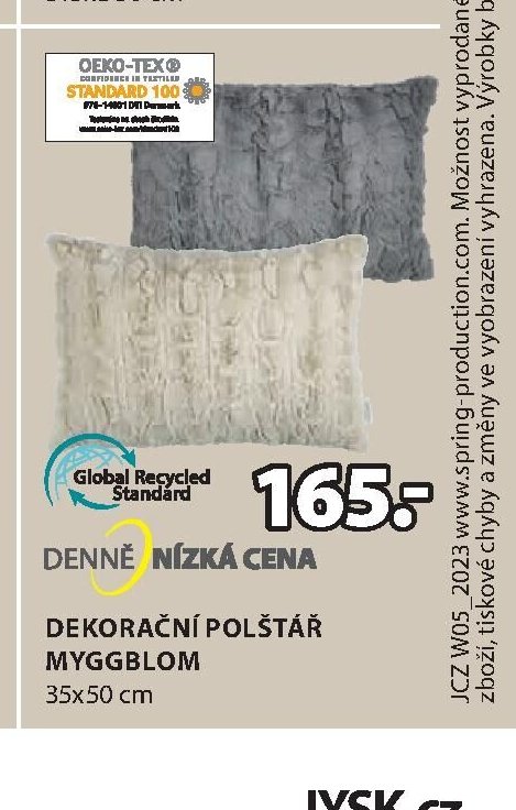 DEKORAČNÍ POLŠTÁŘ MYGGBLOM
