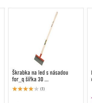 Škrabka na led s násadou for_q šířka 30 cm