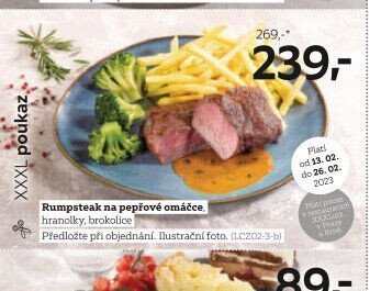 Rumpsteak na pepřové omáčce