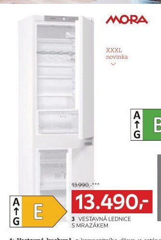 Vestavná lednice s mrazákem