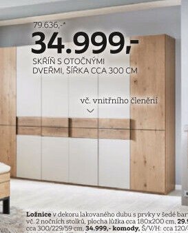 Skříň s otočnými dveřmi