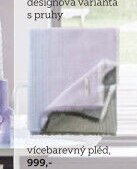 vícebarevný pléd