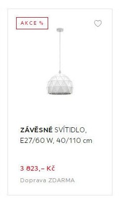 ZÁVĚSNÉ SVÍTIDLO, E27/60 W, 40/110 cm