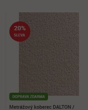 Metrážový koberec DALTON /