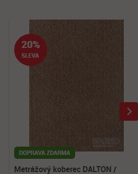 Metrážový koberec DALTON /