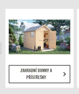 Zahradní domky a přístřešky