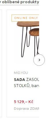 MID.YOU SADA ZASOUVACÍCH STOLKŮ