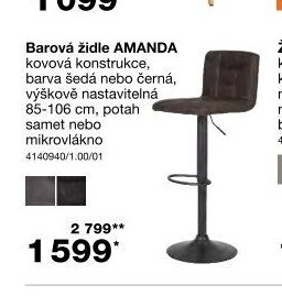 Barová židle AMANDA