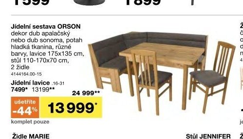 Jídelní sestava ORSON