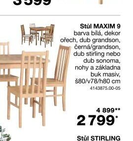 Stůl MAXIM 9