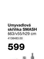 Umyvadlová skříňka SMASH