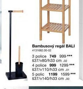 Bambusový regál BALI