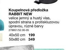 Koupelnová předložka RABBIT NEW