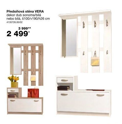 Předsíňová stěna VERA