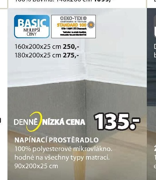 Napínací prostěradlo