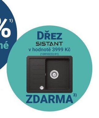 Dřez SISTANT