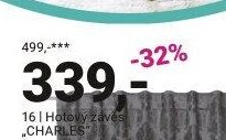 Hotový závěs CHARLES