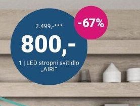 LED stropní svítidlo AIRI