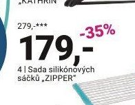 Sada silikonových sáčků ZIPPER