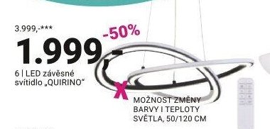 LED závěsné svítidlo QUIRINO