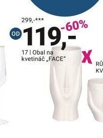 Obal na květináč FACE
