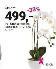Umělá rostlina ORCHIDEE