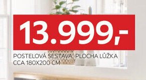 POSTELOVÁ SESTAVA, PLOCHA LŮŽKA CCA 180X200 CM