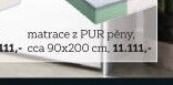 Matrace z PUR pěny